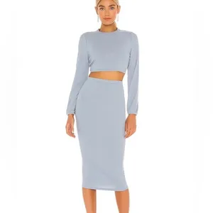 Superdown Lena Ribbed‎ Midi Skirt thumbnail 2
