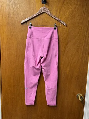 LSKD Fusion High Rise 7/8 Leggings Pockets Spark Pink Medium Gym Workout Fitness thumbnail 14