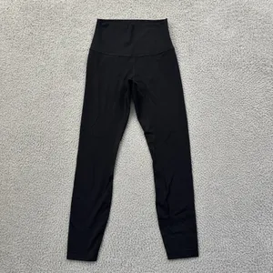 Lululemon Align High Rise Leggings Black Athletic Athleisure Women's 4 x 25 thumbnail 2