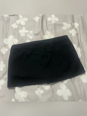 Brandy Melville Black Mini Skort thumbnail 4