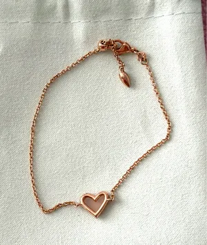 Ari Kendra Scott Heart Bracelet Rose Gold thumbnail 4