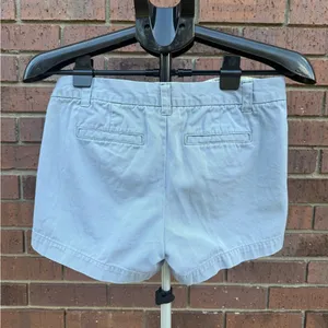 Merona Women's Size 2 Solid Gray Blue Shorts Chino 3" Inseam Short Summer thumbnail 3