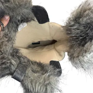 Sorel Winter Boots Womens‎ 12 Gray Quilted Waterproof Faux Fur Lace Up Snow thumbnail 11