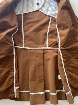 CAbi Journey Jacket #3554 Brown Corduroy Blazer S Fall Cotton Lyocell thumbnail 8