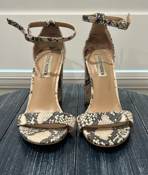 Steve Madden Snake Print Heels thumbnail 3