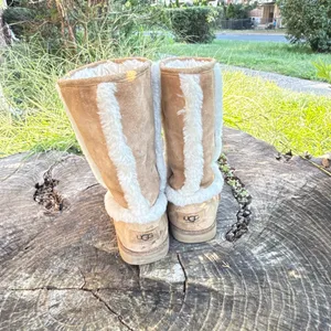 New Womens UGG Carter Chestnut Snow Winter Rain Sheepskin women Boots size 6 thumbnail 4