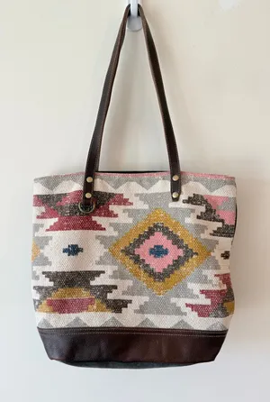 Myra Bag Exemplar Tote Bag Women's Multicolor Southwestern Aztec Tribal Pattern thumbnail 1