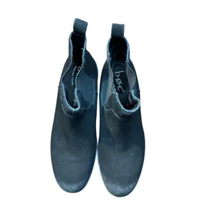 b.o.c Chelsea Boots Womens Size 8 Black Leather Upper Memory Foam Ankle‎ Pull On thumbnail 2