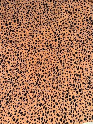 SheIn Maternity Animal-Print Ruffled Sleeve Blouse Top thumbnail 3