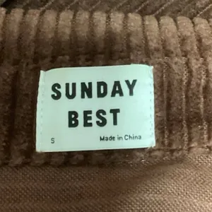 Aritzia Sunday Best Brown Corduroy Long Sleeve Button Up Shirt Top Jacket Size S thumbnail 3