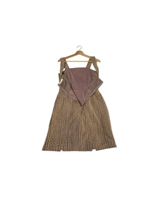 Francesca’s Tweed Mini Dress Womens M Square Neck Preppy Old Money Academia thumbnail 5