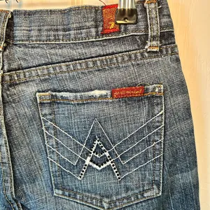 7 for All Mankind‎ Bootcut Jeans Women's Size 27 Mid Rise A Pocket Blue Denim thumbnail 5