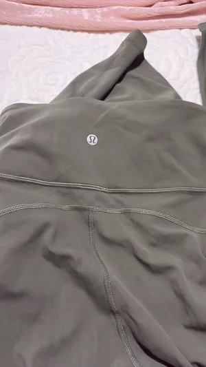 Lululemon Flare Leggings Green Olive thumbnail 3