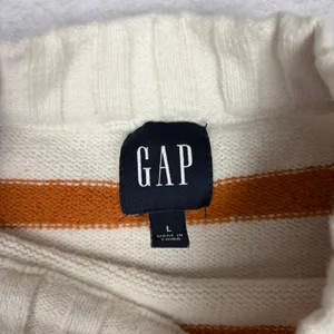 GAP Rainbow Knit Crewneck Sweater Women's L Multi Relaxed Cozy Grannycore Autumn thumbnail 3