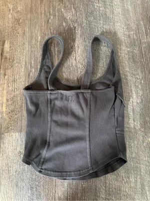 UGG Charcoal Grey Lennox Tank Top thumbnail 4