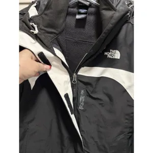 The‎ North Face Womens HyVent Insulated Fleece Lined Jacket Small Hood Logo EUC thumbnail 7
