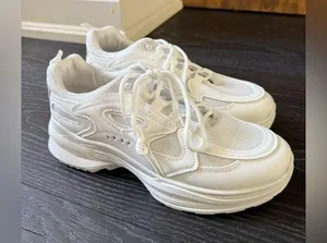 Pretty Little Thing White Athletic Sneakers thumbnail 1