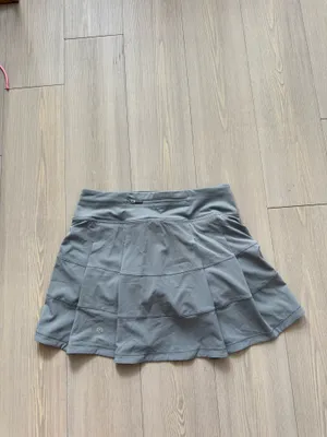 Lululemon pace rival skirt tall RHIG grey size 4 thumbnail 3