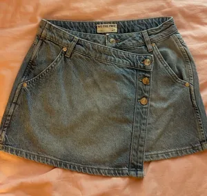 Free People Jean Skirt thumbnail 1