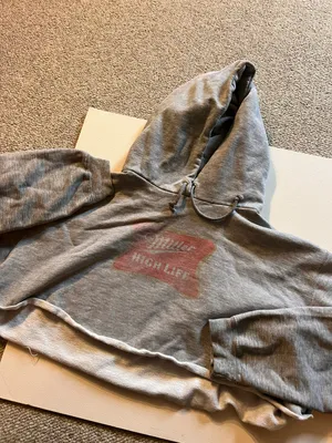 Faded Miller High Life Cropped Sweatshirt thumbnail 2