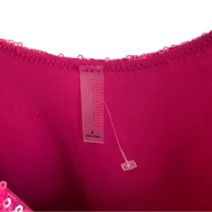 Commando‎ Sequin Mini Bodycon Pink Dress Small thumbnail 6