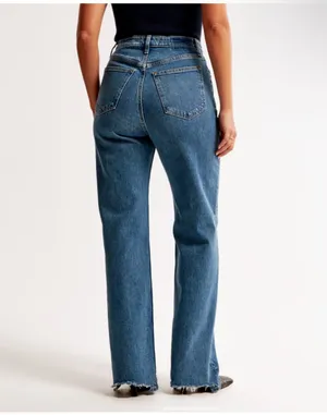 Abercrombie 90s Ultra Relaxed High-Rise Jeans thumbnail 3