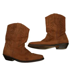 Nicole Boots Womens‎ 6 B Brown Leather Slouch Boots Made in Spain thumbnail 7