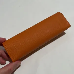 Tory Burch triangle eye glasses case magnetic closure thumbnail 5