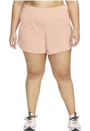 NWT NIKE Women's Eclipse Running Shorts (plus Size) In Orange 3X thumbnail 1