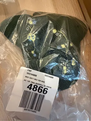 Free people movement hit the trail baseball hat green NWT thumbnail 5