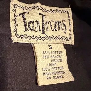 Vintage TanTrums Striped Chenille Jacket S Boho Art To Wear Textured Boxy 90s thumbnail 2