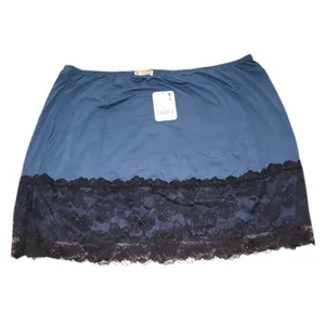 Free People Party Crashers Half Slip Navy Combo‎ Size Medium MSRP $50 thumbnail 3