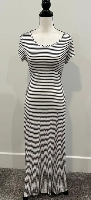 Olivia Rae Striped Maxi Dress thumbnail 1