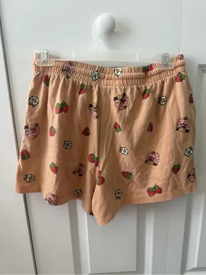 Vintage style Strawberry Shortcake Lounge Shorts thumbnail 2
