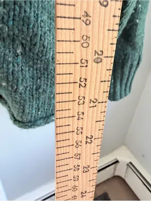 J. Crew Ribbed Turtleneck Donegal Wool Blend Sweater Forest S thumbnail 3