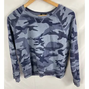 RAILS Theo Blue Indigo Camo Sweatshirt size small thumbnail 3