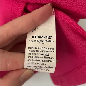 SheIn Short Sleeve Peplum Top - Raspberry Pink thumbnail 3