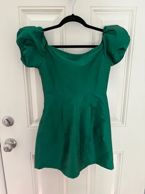 Majorelle Devora Mini Dress in Green Size XS thumbnail 3