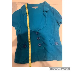 Classiques Entier Nordstrom short sleeve sweater jacket blazer cashmere blend thumbnail 8
