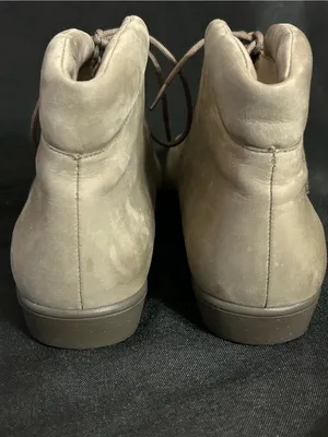 Rockport Women’s Light Grey Suede Look Lace-Up Ankle Boots SZ 7 thumbnail 8