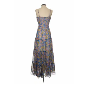 Verb Pallavi Singhee Maxi Dress Womens 4 Blue Floral Boho Cottagecore thumbnail 2