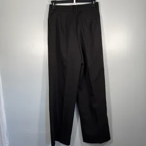 BOA Longline Dad Trousers Oversized Tailored Pleated Black Pants L NWOT thumbnail 3