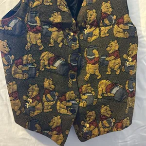 Vtg Winnie The Pooh Embroidered Vest size small thumbnail 3