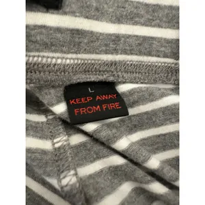 J.Crew Pajama Set Women L Gray Striped Long Sleeve Button Up Pants Loungewear thumbnail 11