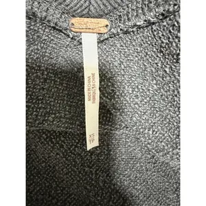 Free People‎ Take Me Back Pullover Charcoal Women's Size XS thumbnail 8