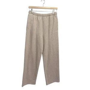 New Skims Cotton Fleece Classic Straight Leg Pant Oatmeal Hearher Medium NWT thumbnail 5