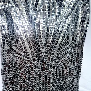 Michael Kors Womens Size Medium Silver Sequined Jersy Stretch Tank Top thumbnail 2
