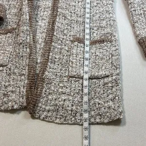 Monto Par Le Chois Cardigan in Cream and Brown thumbnail 5