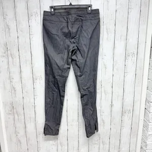 Theory Pants Women Size 6 Slim Split Straight Mid Jeans‎ Washed Gray Zip Pockets thumbnail 6