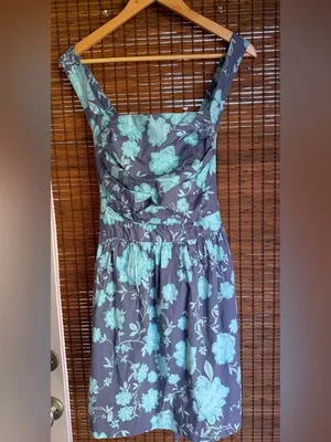 Free People Meet Me in Maui Floral Open Back Mini Dress Medium $128 thumbnail 4